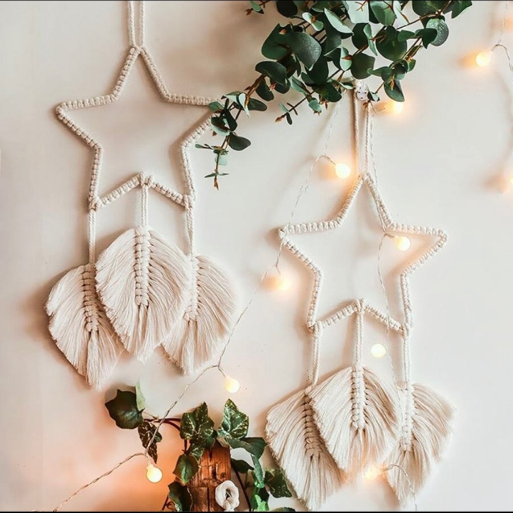 One Star Tassel Wall Decor
